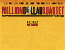 Tablet Screenshot of milliondollarquartetlive.com